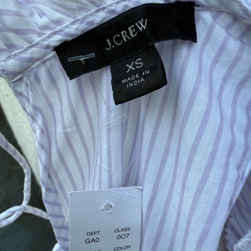 J Crew Ruffle trim Sleeveless Blouse - Picture 8 of 8